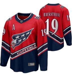 Washington Capitals Trikot Nicklas Backstrom 19 2022 Reverse Retro Rot Authentic